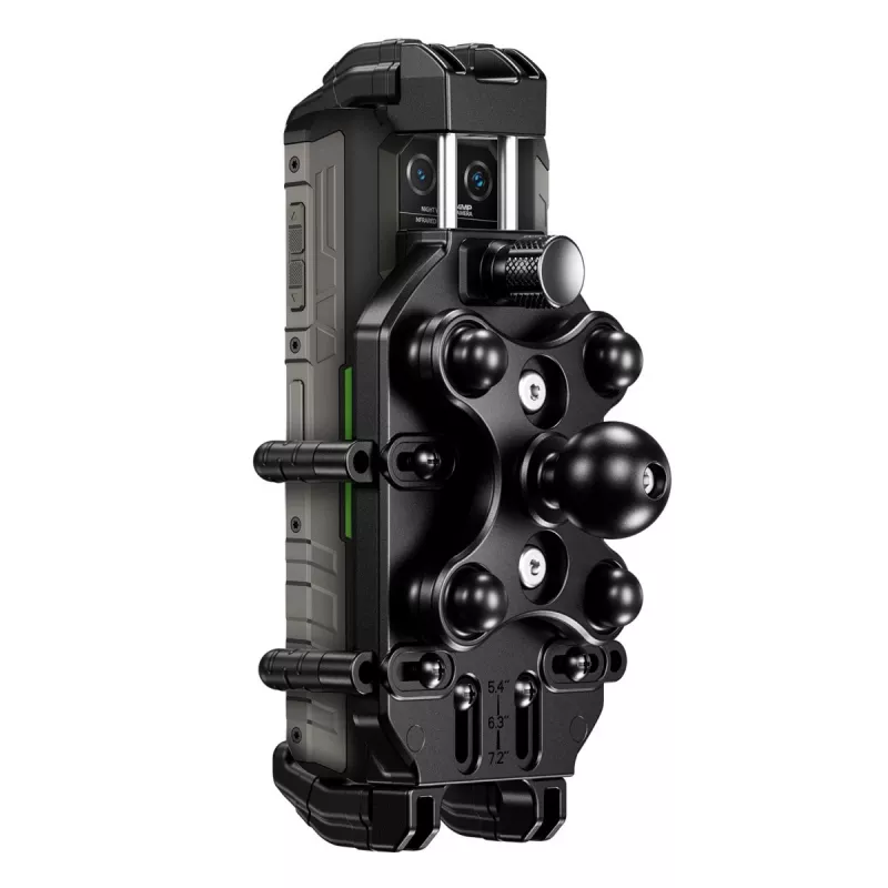 Passiivinen teline UleFone Armor Mount Pro matkapuhelimille — teline, polkupyörään ja skootteriin, musta