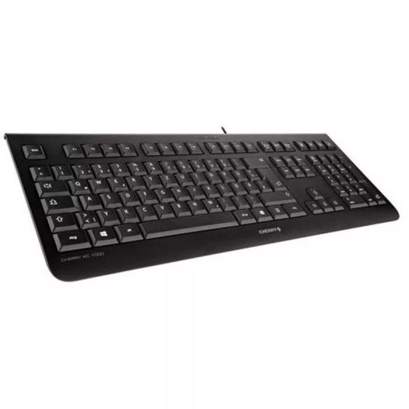 CHERRY KC 1000 näppäimistö toimisto USB QWERTY espanja musta