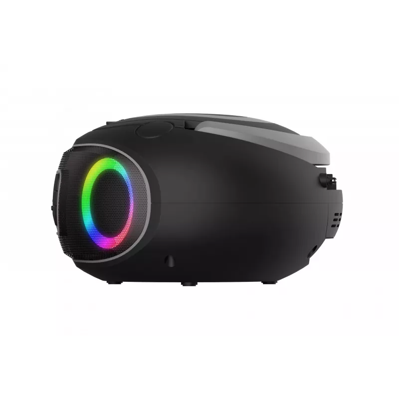 Denver TDB-212GR DAB+ boombox CD-soittimella, DAB+/FM, Bluetooth, USB, AUX, harmaa