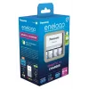 PANASONIC Eneloop Smartplus BQ-CC55 -akkulaturi + 4x AA 2000 mAh (K-KJ55MCD40E)