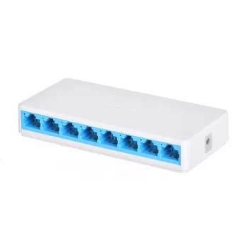 Kytkin Mercusys MS108 8 porttia RJ-45 10/100Mbps hallitsematon
