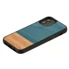 Man and wood -puhelinkotelo iPhone 12 mini — denim musta