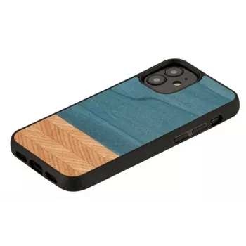 Man and wood -puhelinkotelo iPhone 12 mini — denim musta