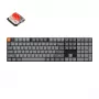 Keychron K5 Max -näppäimistö yleismalli USB RF Wireless Bluetooth musta harmaa mekaaninen RGB