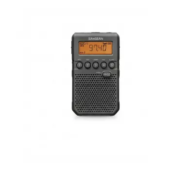 Kannettava digitaaliradio Sangean DT-800 (USB-C) musta — DAB+/FM, kannettava muotoilu