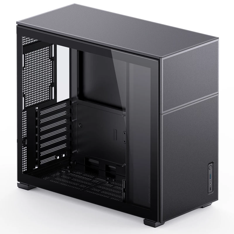 Jonsbo D41 Mesh Standard ATX PC-kotelo – musta, temperlas