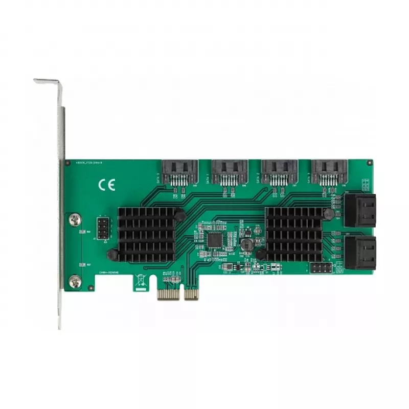 DeLOCK 8-porttinen SATA PCI Express x1 -kortti Low-Profile