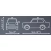 Trabant 601 Polizei, rakennuslelu