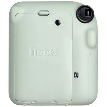 Pikakamera Fujifilm Instax Mini 12 vihreä — kuva 86x54 mm, filmi 62x46 mm, 60 mm vastaava polttoväli