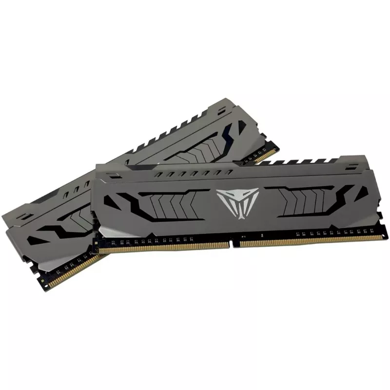 32 GB Patriot DIMM 3600 (2x 16 GB) Dual-Kit (harmaa, PVS432G360C8K, Viper Steel, INTEL XMP)