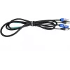 DMX-yhdistelmäkaapeli EUROLITE 3 m P-Con ja 3-pin XLR-liittimillä (malli 30227782)