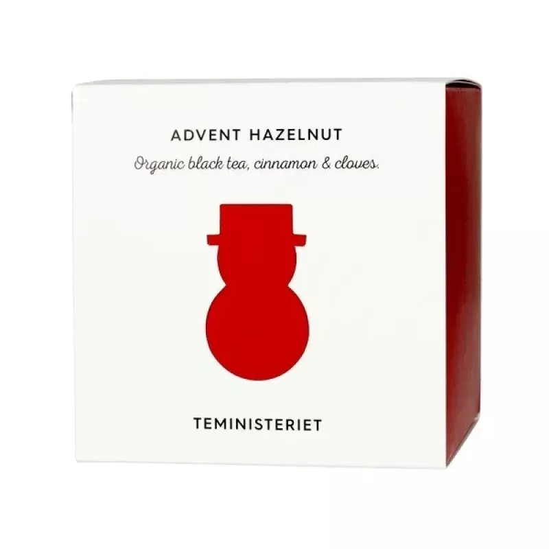 Irtonainen musta tee Advent Hazelnut 100g - Teministeriet
