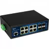 ALLNET teollisuus-PoE-kytkin ALL-SGI8112PMJ 8+4 porttia
