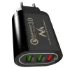 USB-seinälaturi MACLEAN MCE479B — 3x USB-liitäntää, 18W kokonaisteho, kompakti