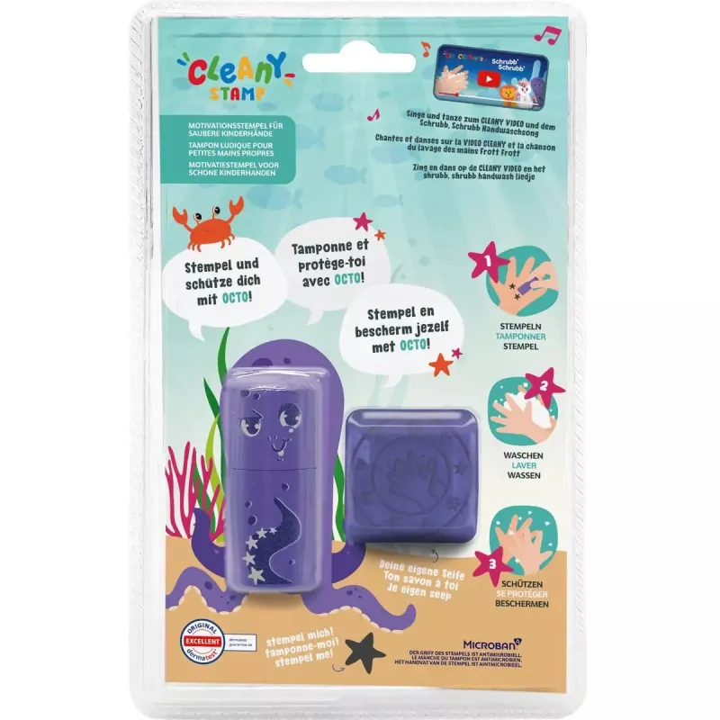 Colop 156695 leimasin pyöreä violetti lapsille