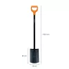 Fiskars Solid suora lapio, metallia (1066717)