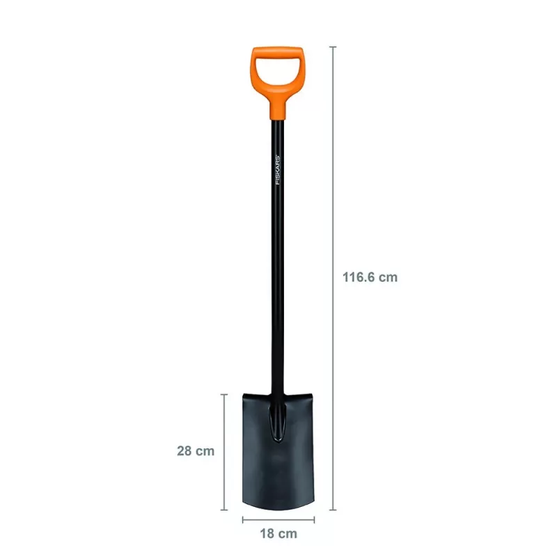 Fiskars Solid suora lapio, metallia (1066717)