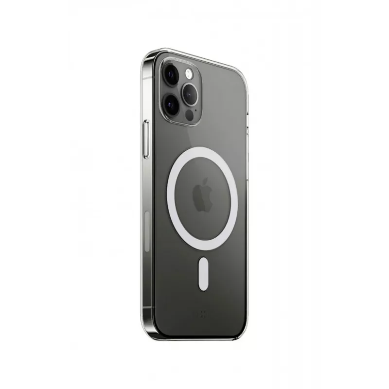 FIXED MagPure TPU/PC-takakansi Apple iPhone 17 Pro Max -puhelimelle, läpinäkyvä