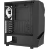 Aerocool Scape-G-BK-v2 Midi-Tower, Tempered Glass, FRGB - musta
