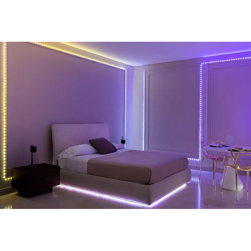 Twinkly Dots 60 RGB USB älyvalot, 3 m, musta