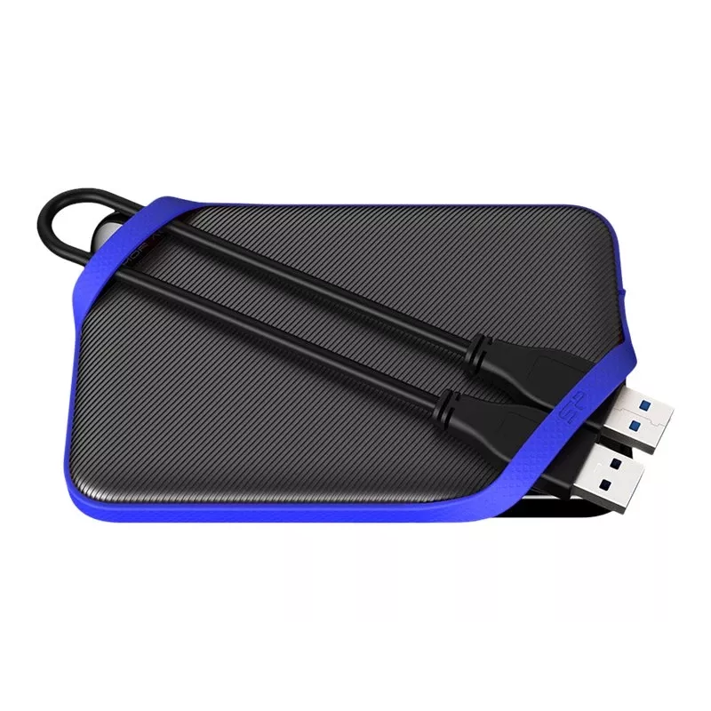 Ulkoinen kiintolevy Silicon Power A62S 2TB, USB Type-A 3.2 Gen 1, sininen/musta
