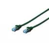 Verkkokaapeli Digitus CAT 5e SF/UTP RJ-45 5m vihreä