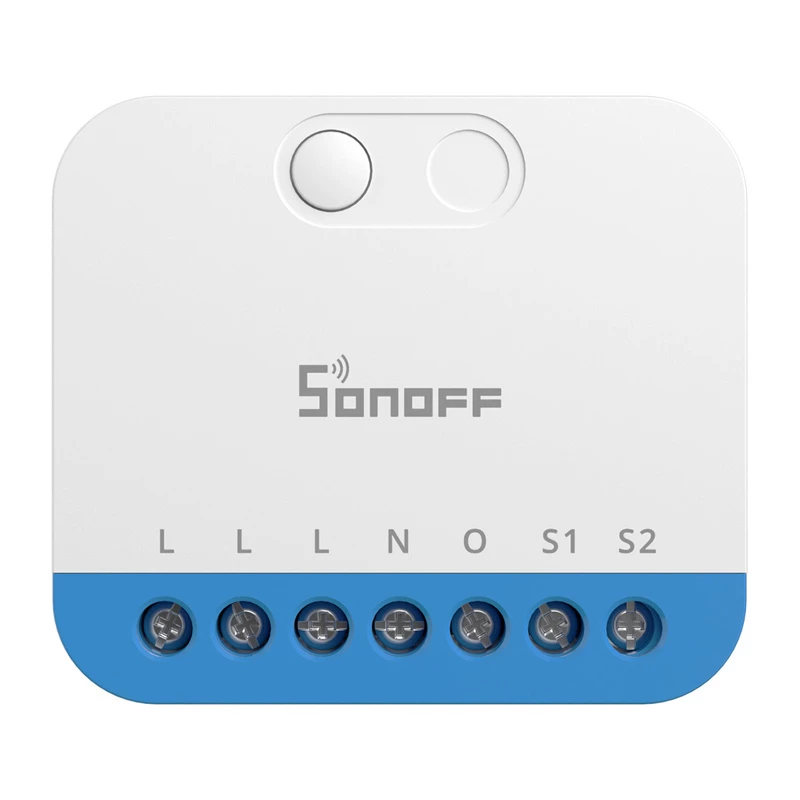 Seinäasennettava Sonoff MINI-ZBDIM Zigbee älykäs mini-ohjain/himmennin valaistukseen – kompakti inline-moduuli