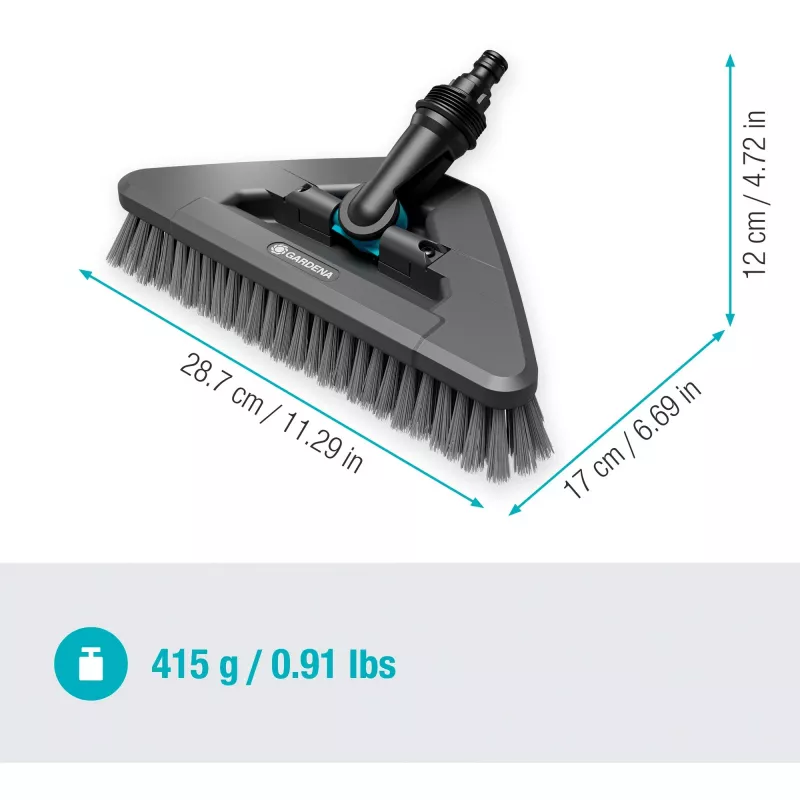 Gardena Cleansystem varsiharja soft flex, 18812-20