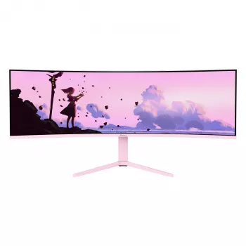Kaareva näyttö Arozzi Nova 49” (124,5 cm) Dual QHD 5120×1440 LED VA 32:9 4 ms pinkki