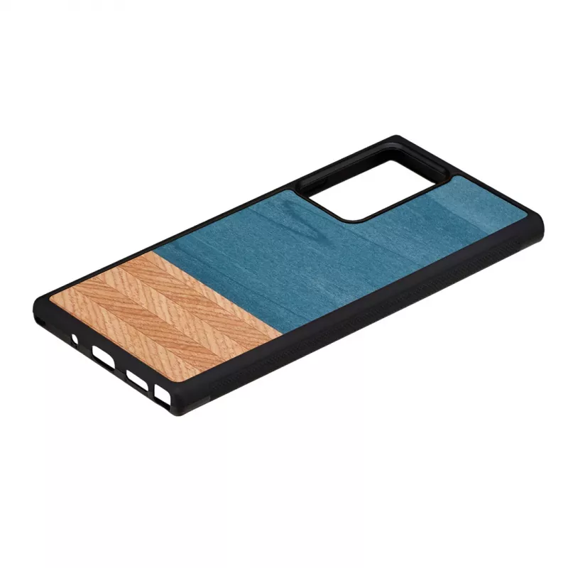Man and Wood -puhelinkotelo Galaxy Note 20 Ultra Denim musta