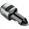 FM-lähetin 4smarts 456201 savukkeensytytin musta hopea AM FM Bluetooth