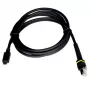 Zebra CBA-U61-S07ZAR USB-C - RJ-45 -kaapeli, 2,13 m