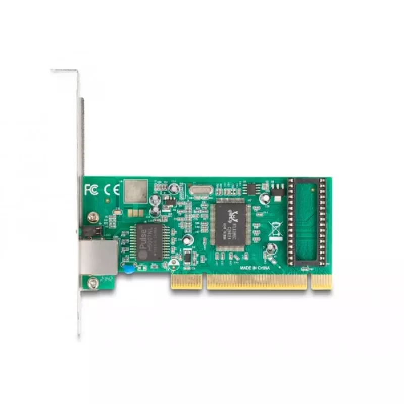 DeLOCK PCI-kortti 1 x RJ45 Gigabit LAN RTL Full-Height Low-Profile