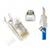 RJ45-liitin GEMBIRD CAT7 8P8C kullattu 15µ FTP/SFTP, 100 kpl:n pakkaus