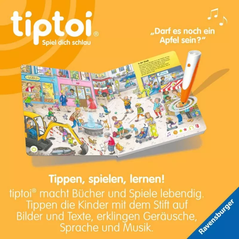 tiptoi Mein Wimmelbuch, oppimiskirja