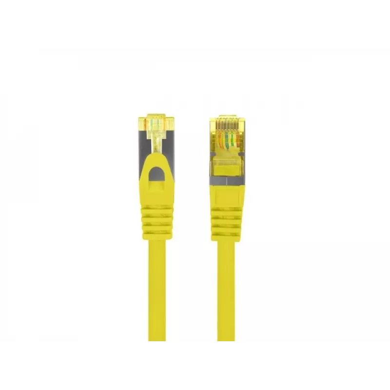 Verkkokaapeli Lanberg PCF6A-10CU-0025-Y RJ-45 Cat6a 0,25 m keltainen