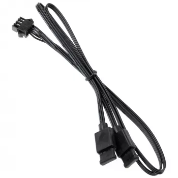 Kaapeliadapteri Kolink 4-pin tuuletin 3-pin 5V ARGB, 0,4 m