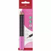 FABER-CASTELL lyijykynä Jumbo Grip Two Tone 2xBS BK