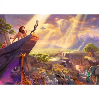 Thomas Kinkade Studios: Disney Dreams Collection - Leijonakuningas, palapeli 1000 palaa