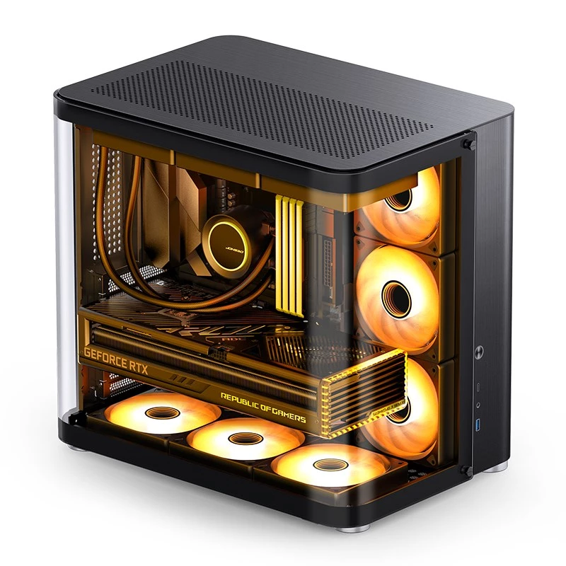 PC-kotelo Jonsbo TK-2 2.0 Midi Tower musta