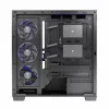 PC-kotelo MODECOM Volcano Stellar 5F ATX Midi Tower, karkaistu lasi, 5 esiasennettua tuuletinta, USB‑C, tukee microATX/ATX, max. GPU 420 mm, CPU-jäähdyttimen korkeus 175 mm