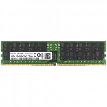 Samsung - DDR5 - moduuli - 64GB - DIMM 288-PIN - 4800 MHz / PC5-38400 - CL40 rekisteröity - ECC (M321R8GA0BB0-CQK)