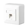 METZ CONNECT BTR E-DAT C6 8(8) AP - seinärasia - RJ-45 - puhtaanvalkoinen, RAL 9010 (1307370002-I)