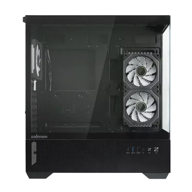 PC-kotelo CHRONIX V2 Mid Tower ARGB-tuuletin x3 musta