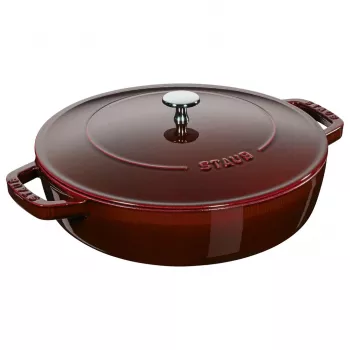 Syvä pata kansi Staub - 28 cm Grenadyna