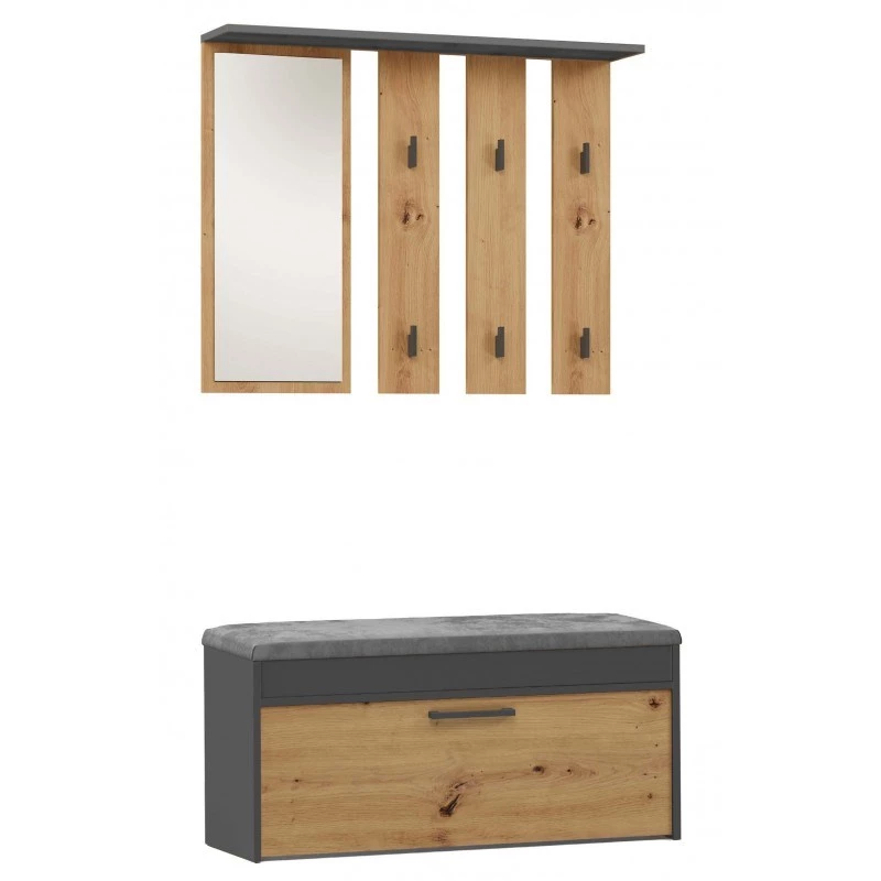 Topeshop GAR PARMA ANT/ART eteiskaappi