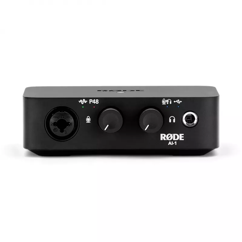 RODE AI-1 USB-audioliitäntä A-A-esivahvistin 24 bit 96 kHz, musta