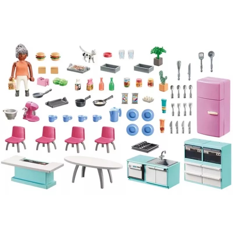 Keittiö Playmobil My Life Kitchen 71608 monivärinen muovi 4-10 vuotta