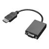 Lenovo HDMI / VGA 0,2 m, musta