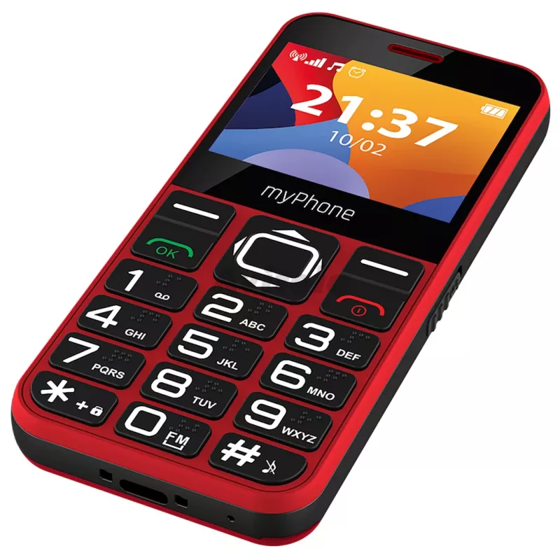 myPhone Halo 3 matkapuhelin, 2,31 tuuman IPS, Single SIM, 1000 mAh, punainen